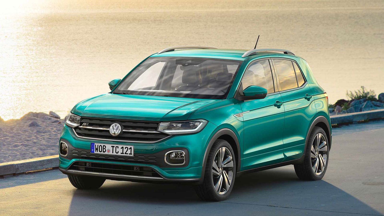Volkswagen T-Cross verde acqua