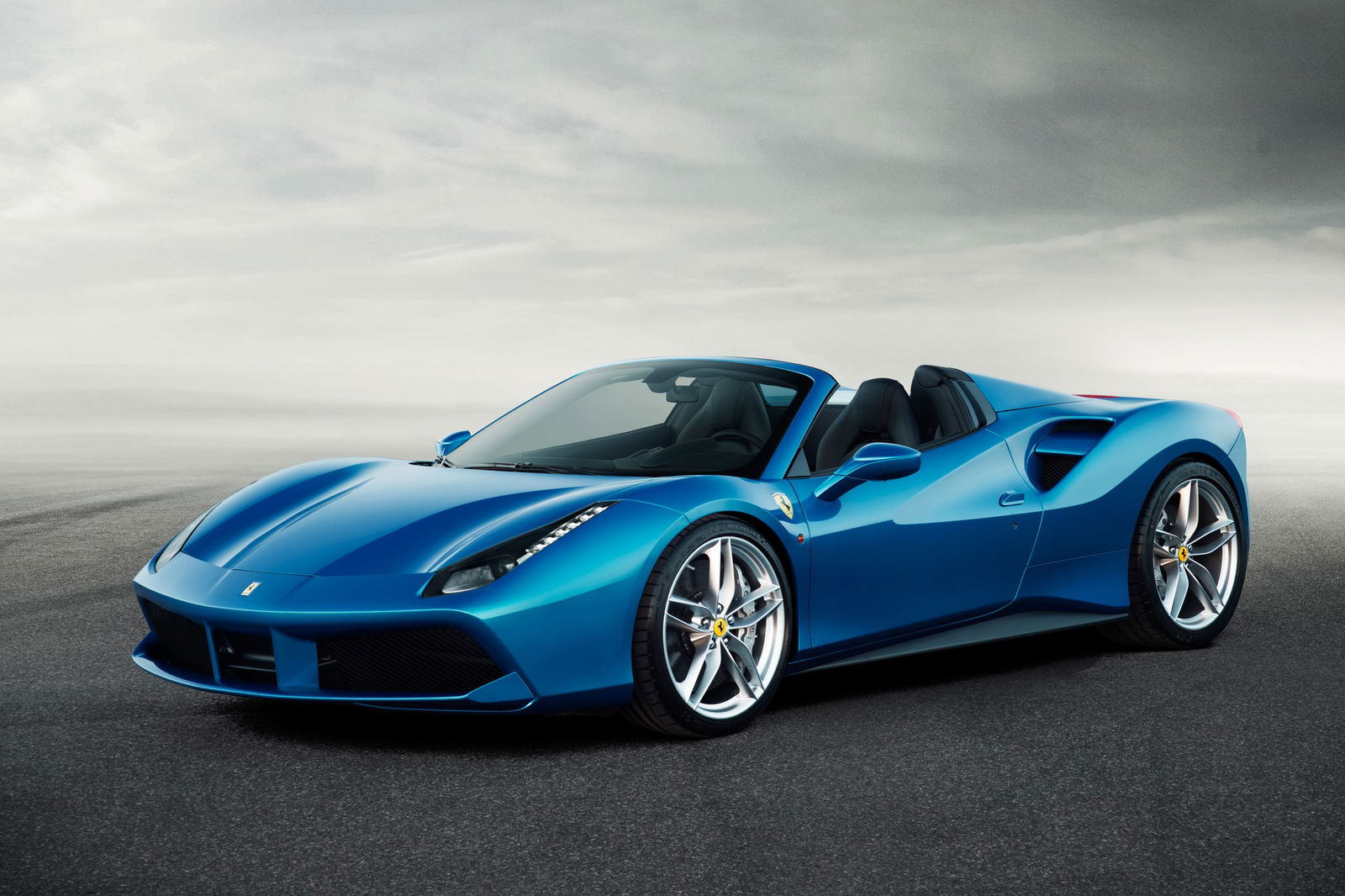 Ferrari 488 Spider blu