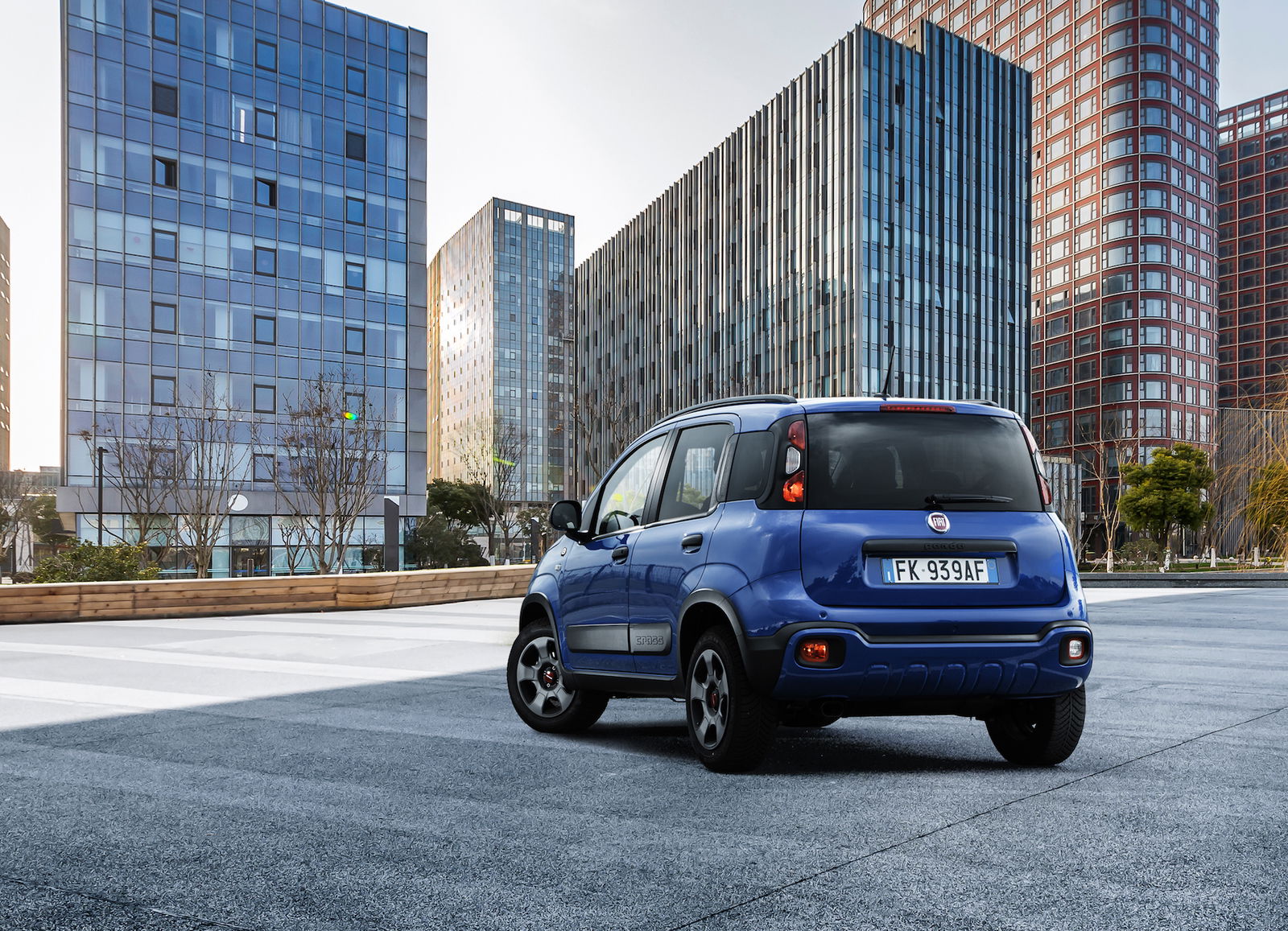 Fiat Panda Waze 3/4 posteriore