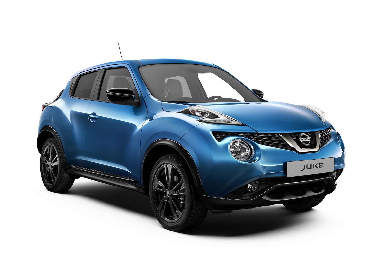 Nissan Juke 2018 blu 3/4 anteriore