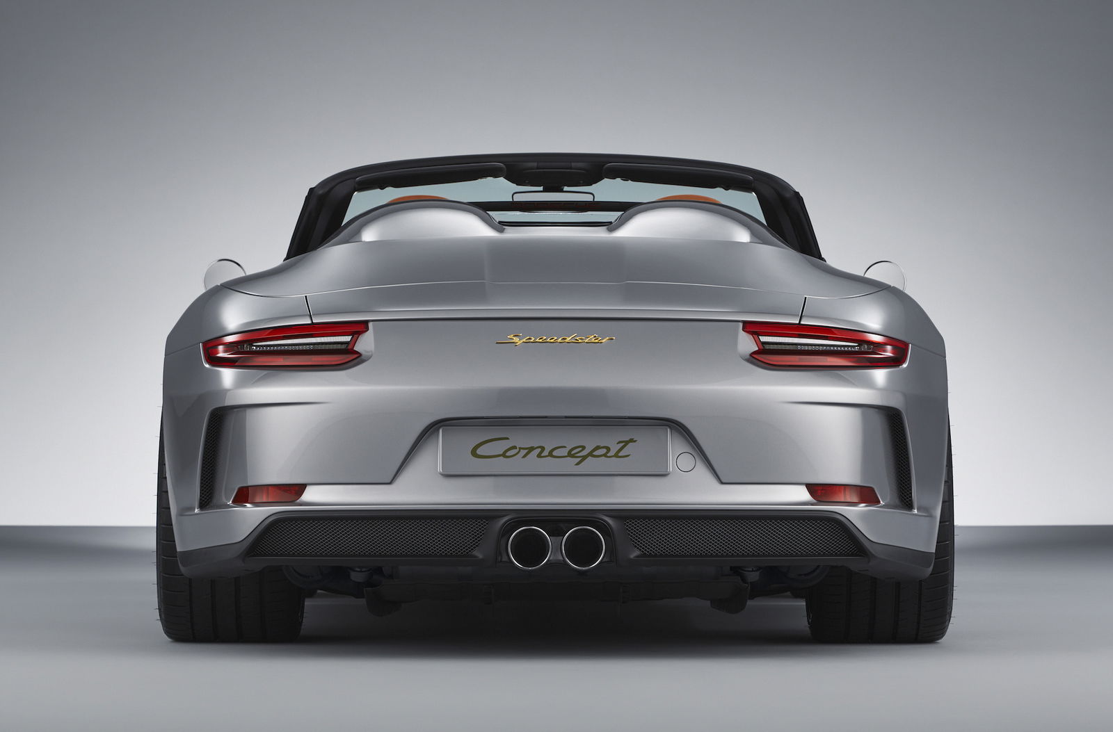 Porsche 911 Speedster Concept posteriore pieno