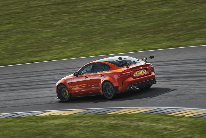 Jaguar XE SV Project 8 prototype testing Nurburgring