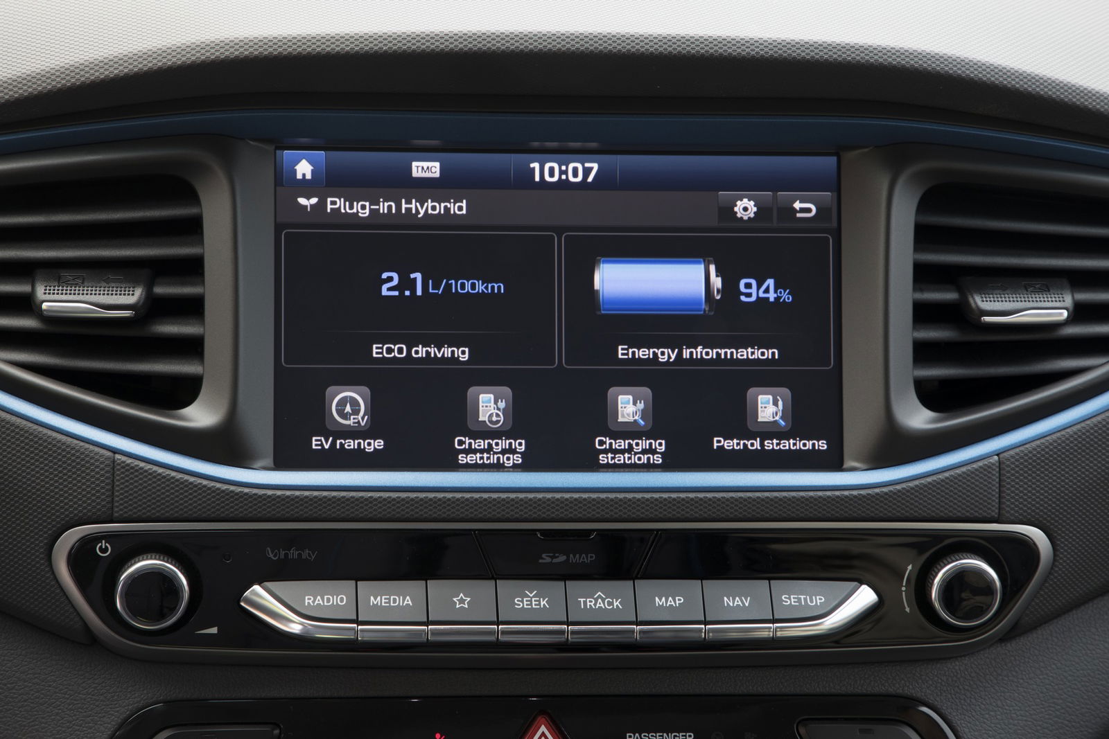 Hyundai Ioniq Plug-in interni