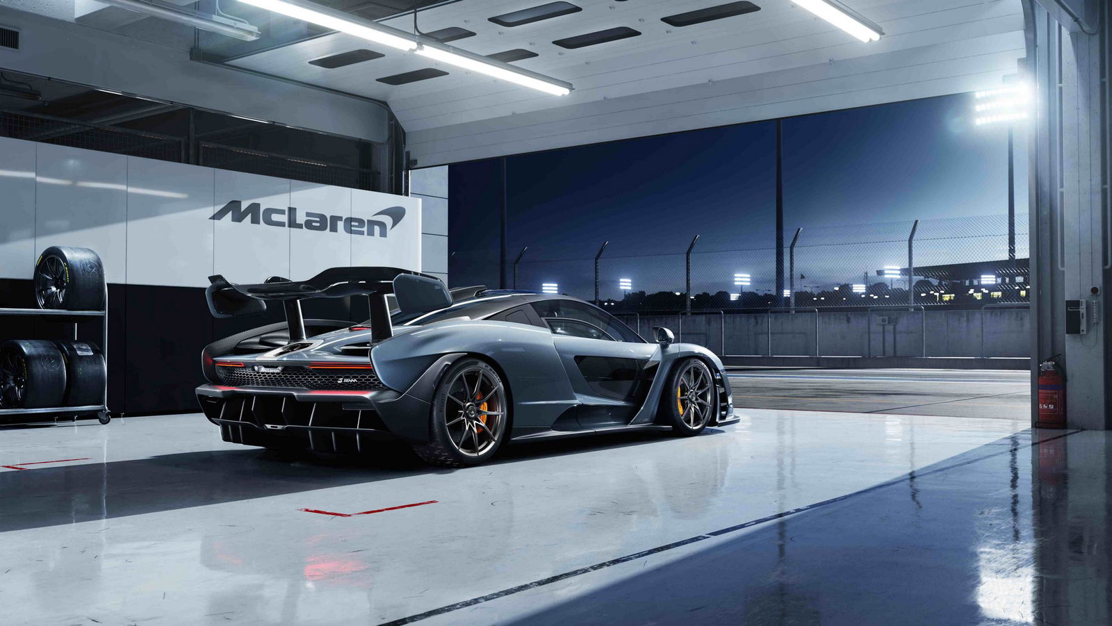 McLaren Senna statica