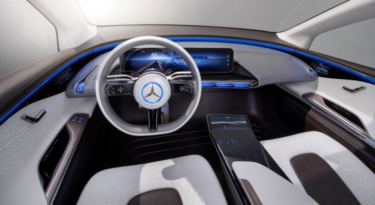 Generation EQ, Interieur, fahrerorientiertes Cockpit ; Generation EQ, interior, driver-oriented cockpit;
