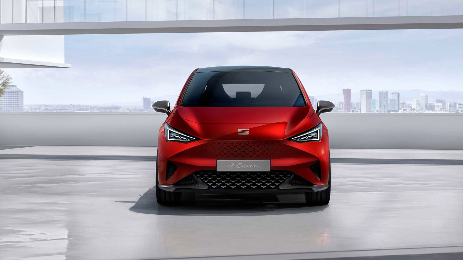 Seat el-Born rossa frontale