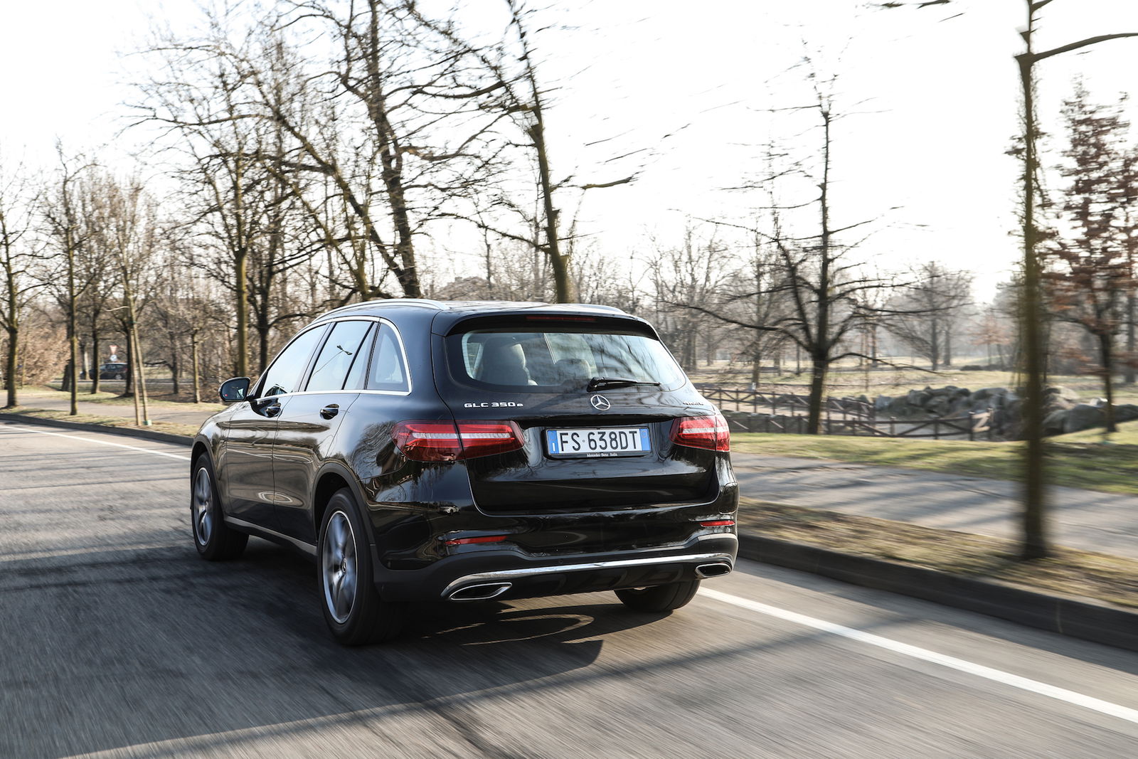 Mercedes GLC 350 e, posteriore movimento