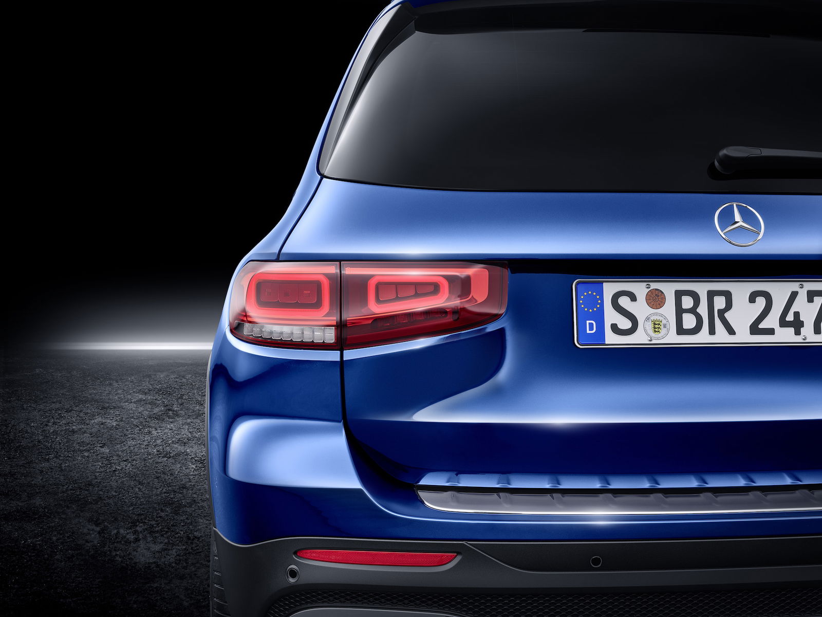 Mercedes GLB, faro posteriore