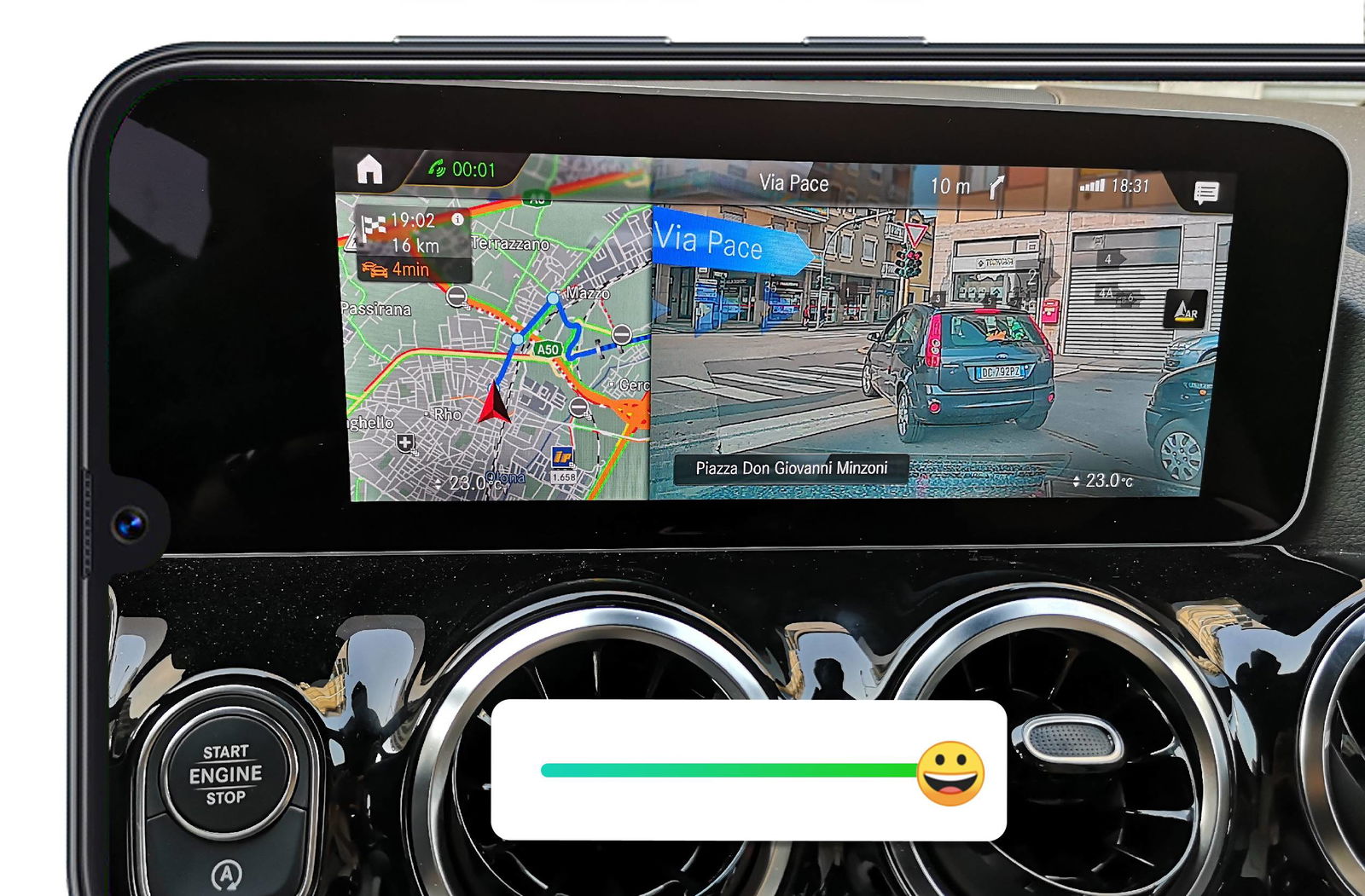 mercedes classe b realtà virtuale
