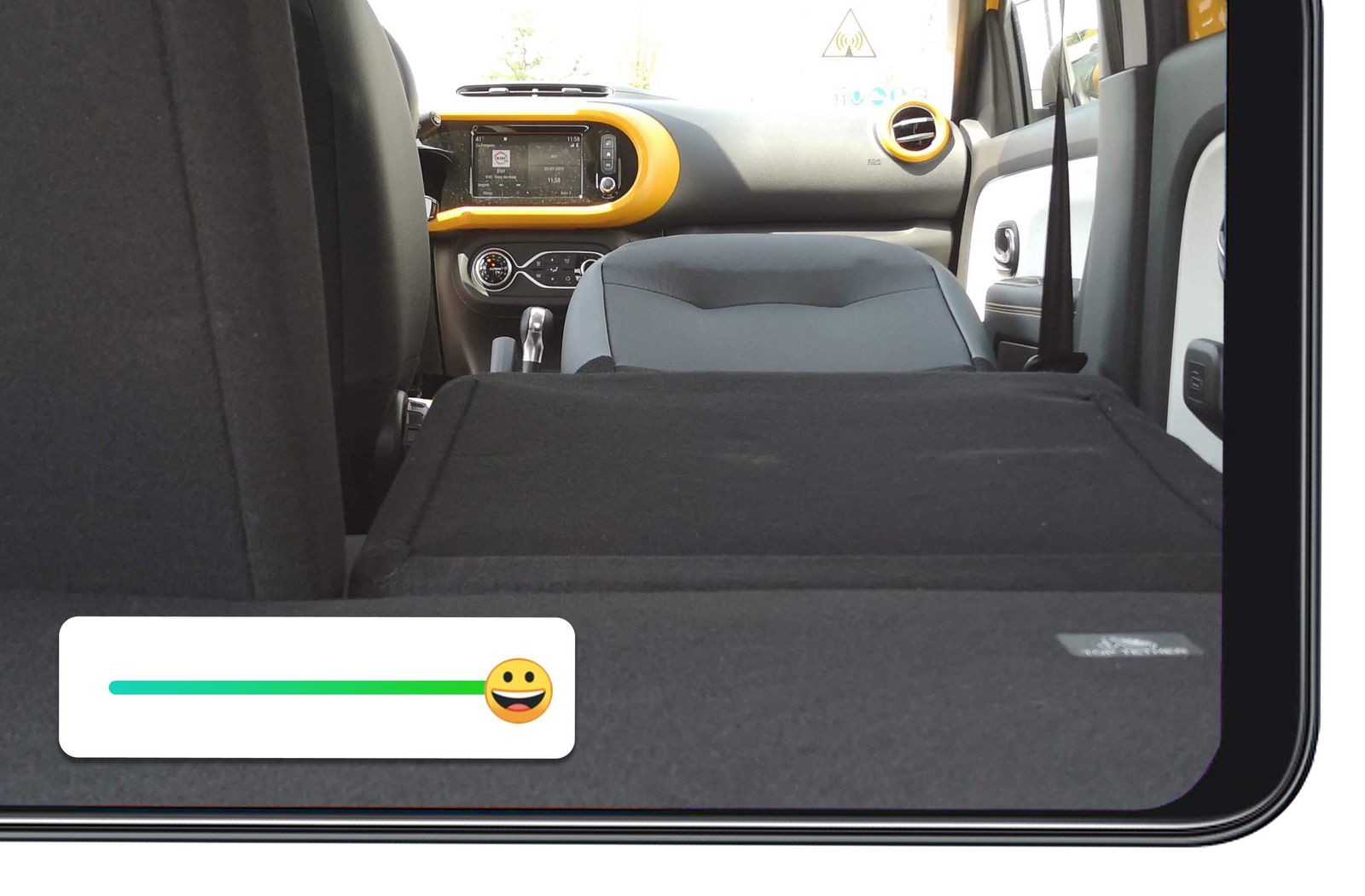 renault twingo bagagliaio