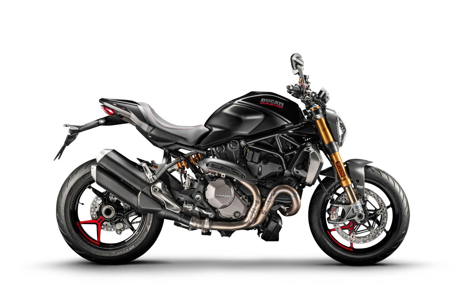 Ducati Monster 1200 S Black on Black laterale