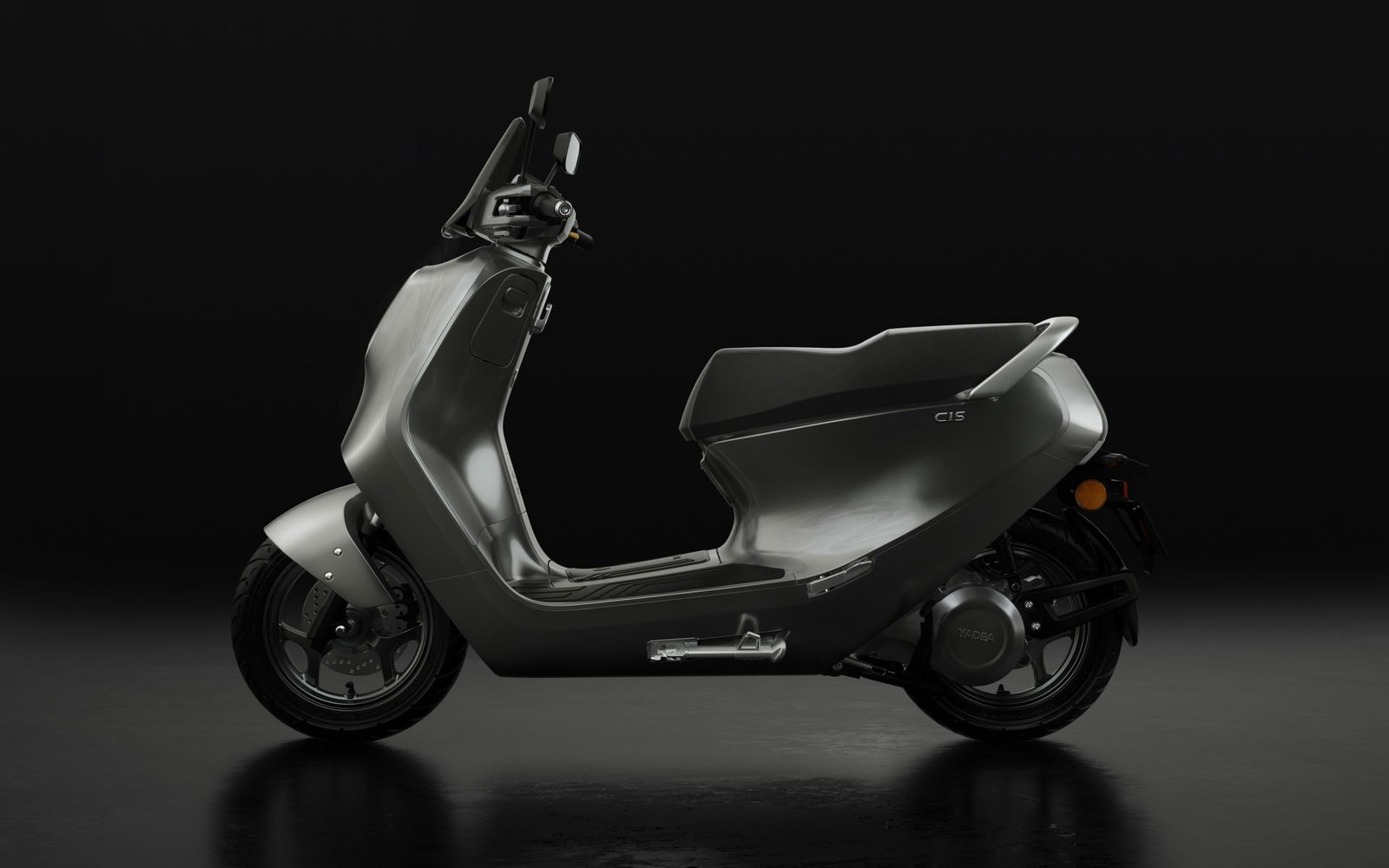 Yadea CS1 Scooter elettrico Statico fondo nero