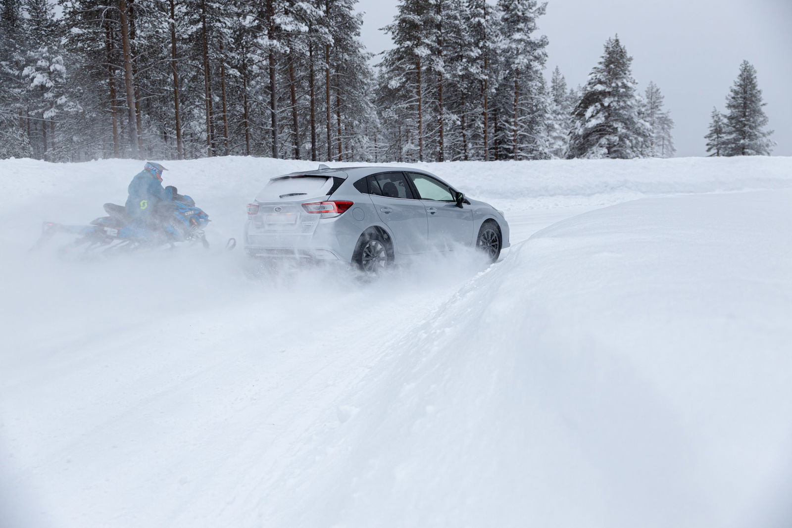 prova neve Subaru Impreza