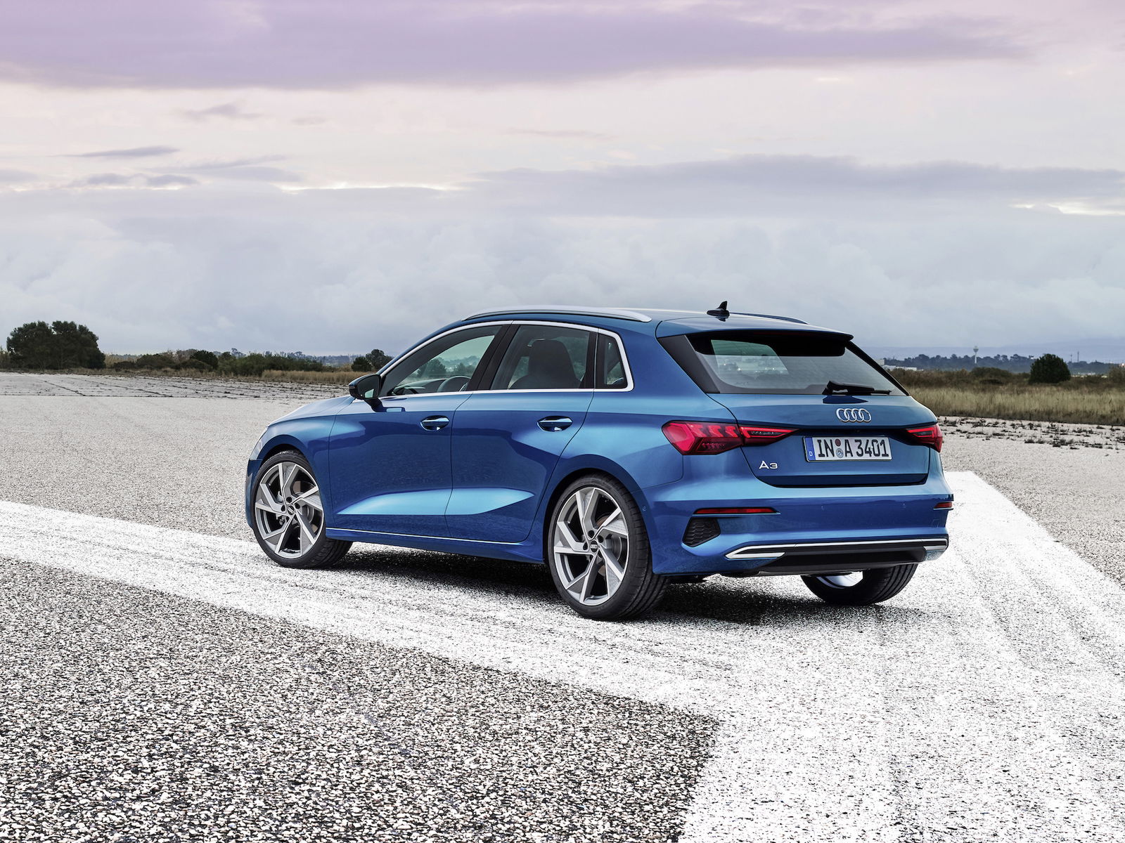 Nuova Audi A3 Sportback posteriore