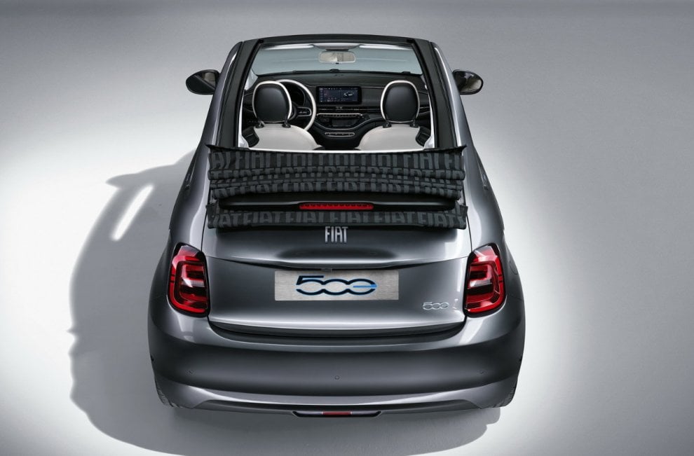 fiat 500 C elettrica retro