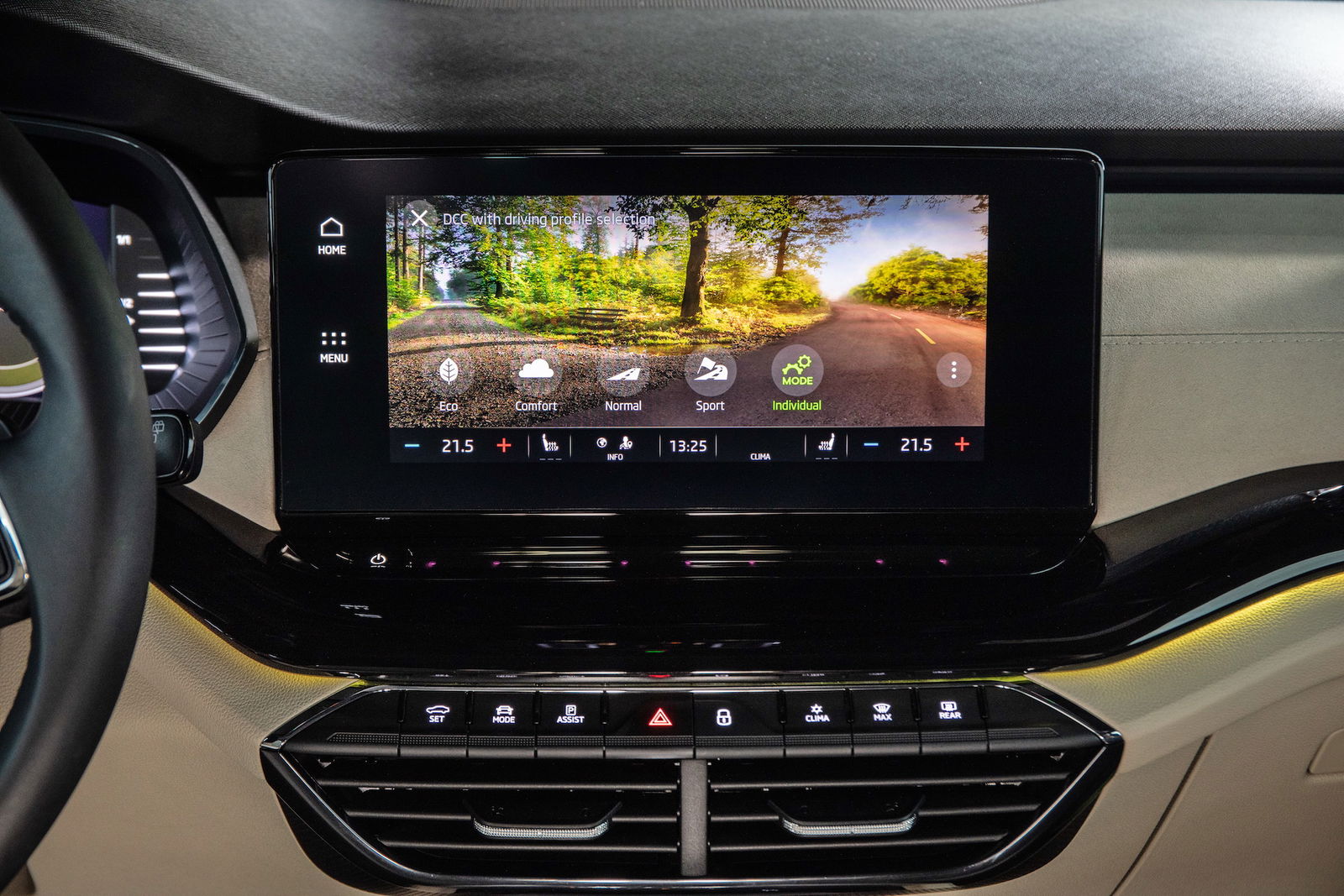 Nuova Skoda Octavia, prova, infotainment