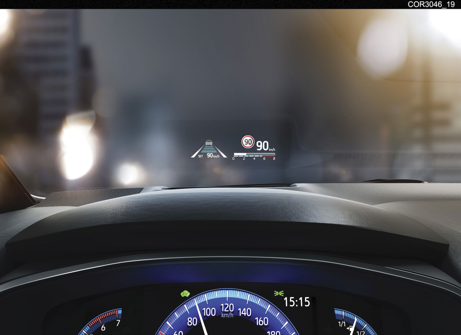 Toyota Corolla head up display