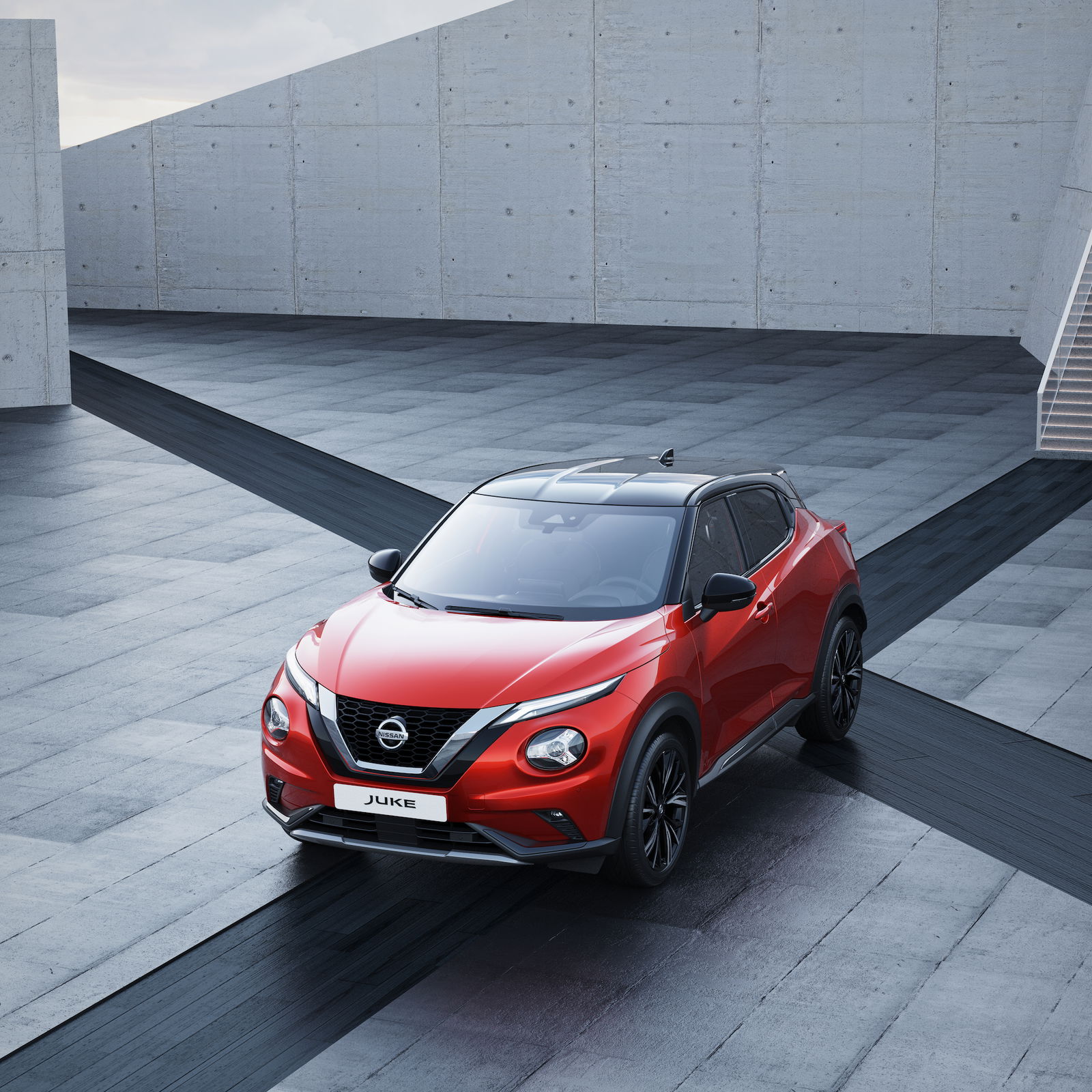 Nissan JUKE statica vista alto