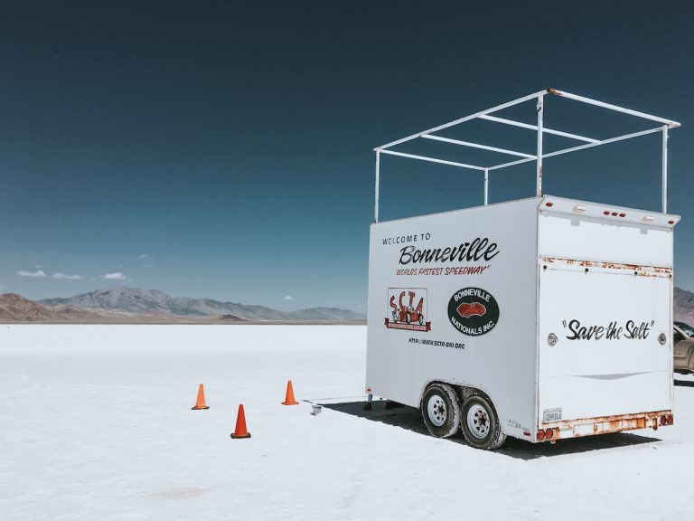 Bonneville Speed Week deserto salato van