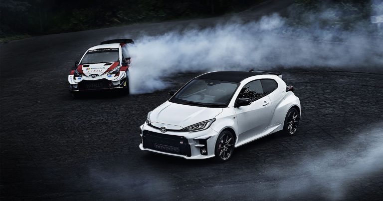 toyota yaris GR come è fatta