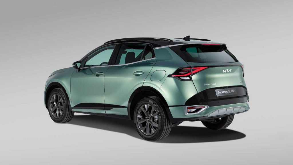 Kia Sportage 2022 Europa - tre quarti posteriore