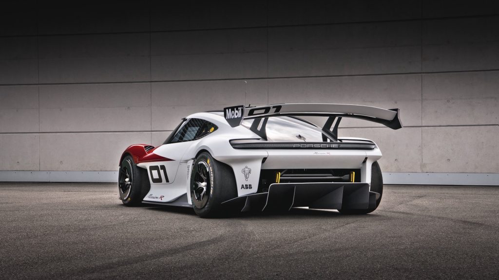 Porsche Mission R - statica posteriore