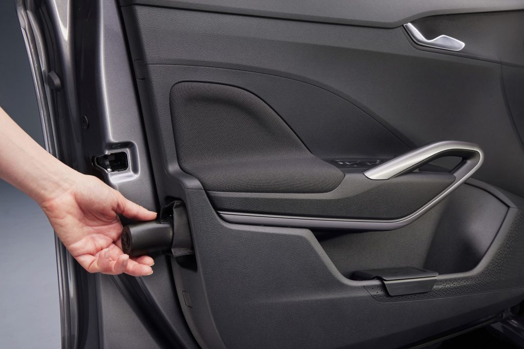 Skoda Fabia - porta ombrelli portiera