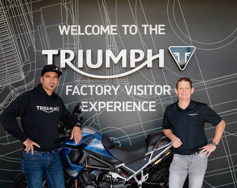 Triumph Cross enduro Ivan Cervantes e Ricky Carmichael