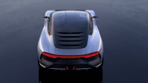 DeLorean Alpha5, 2022. Retro e tetto