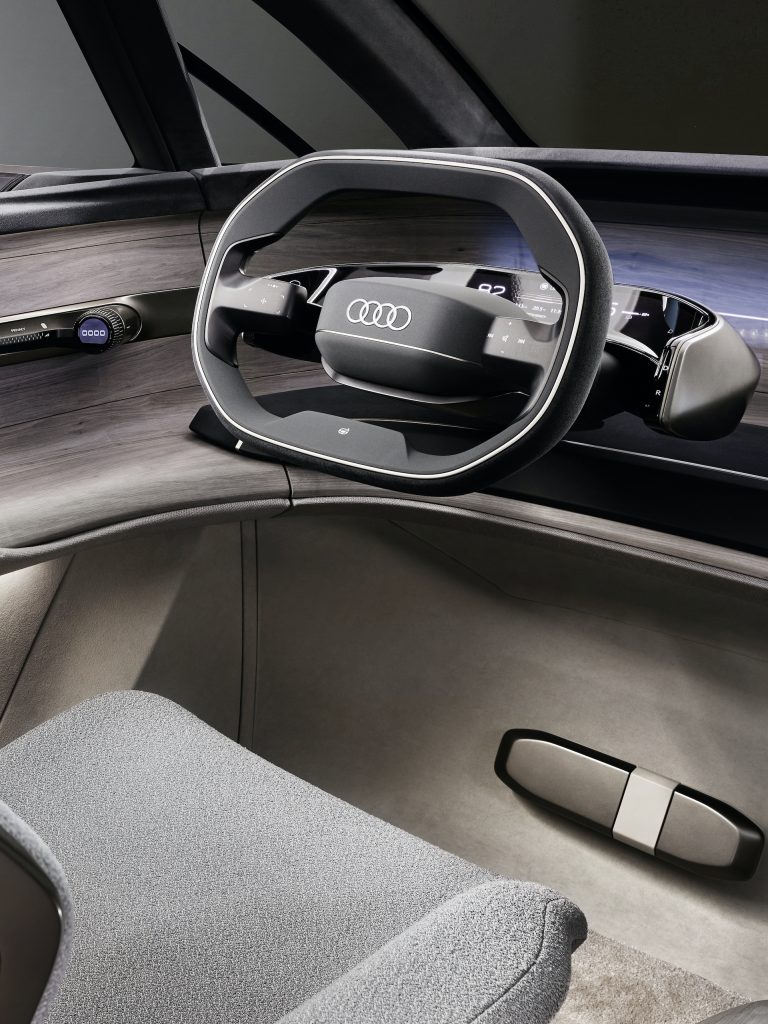 Audi urbansphere - volante e pedaliera