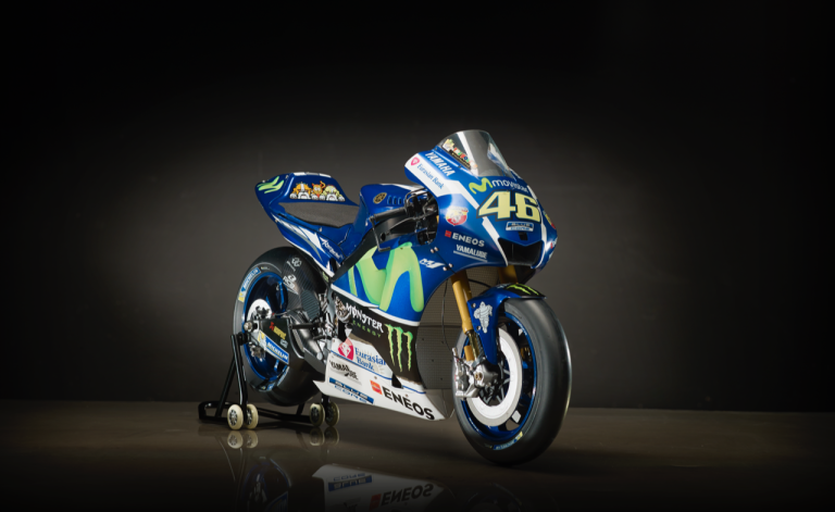 de Agostini Yamaha M1 tre quarti anteriore