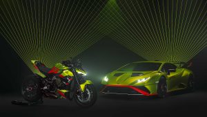 Ducati Streetfighter V4 Lamborghini e Lamborghini Huracan STO