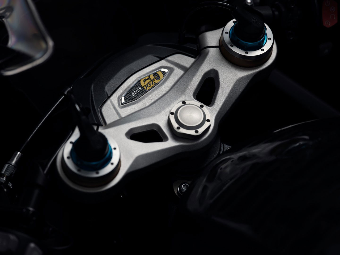 Triumph Speed Triple Bond piastra di sterzo