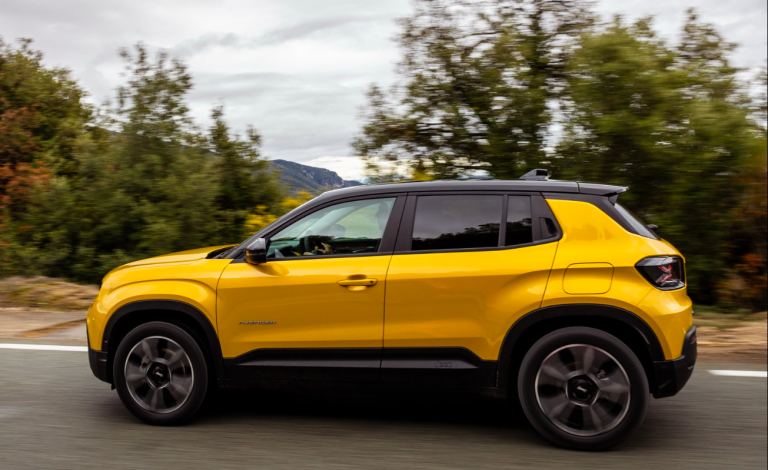 prova Jeep Avenger elettrica
