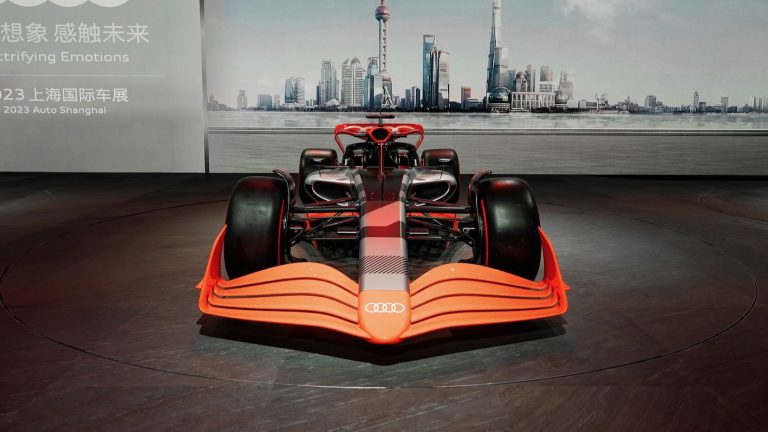 Audi F1, la show car in mostra aShanghai