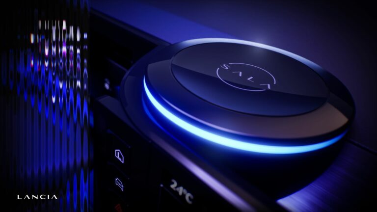 Terzo teaser Lancia Ypsilon 2024 infotainment SALA