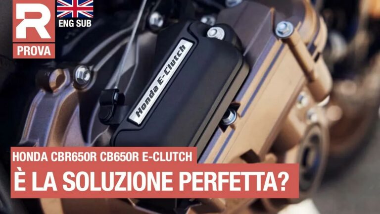 Video prova Honda CB650R e CBR650R E-Clutch