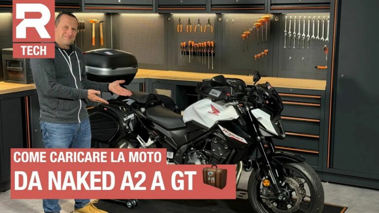 Come caricare la moto