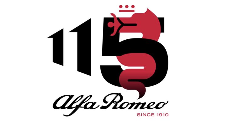 logo 115° anniversario Alfa Romeo 1910 - 2025