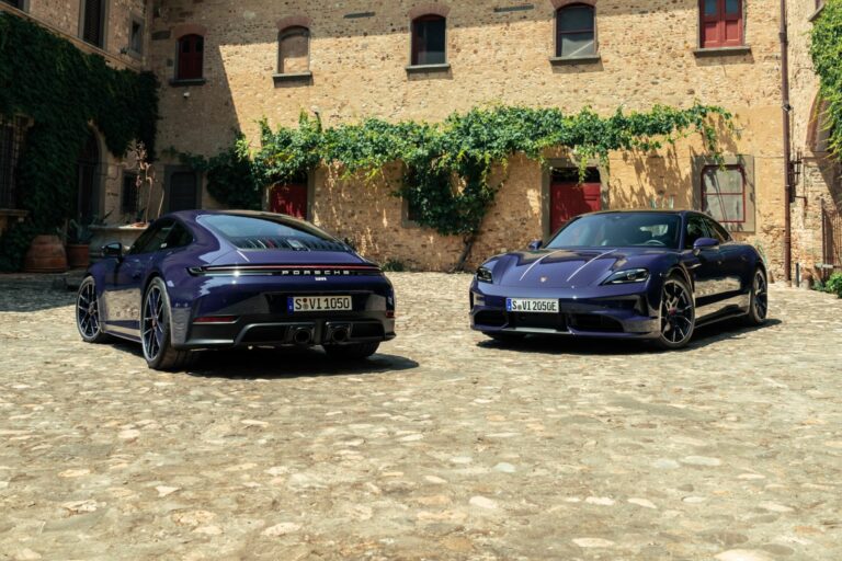 Porsche 911 e Taycan Ferragamo per il 40° anniversario Porsche Italia