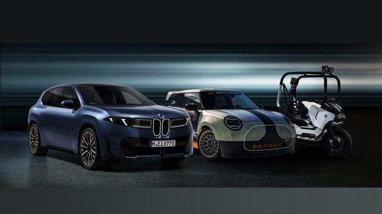 Gamma BMW Group, con auto BMW, Mini e scooter elettrico