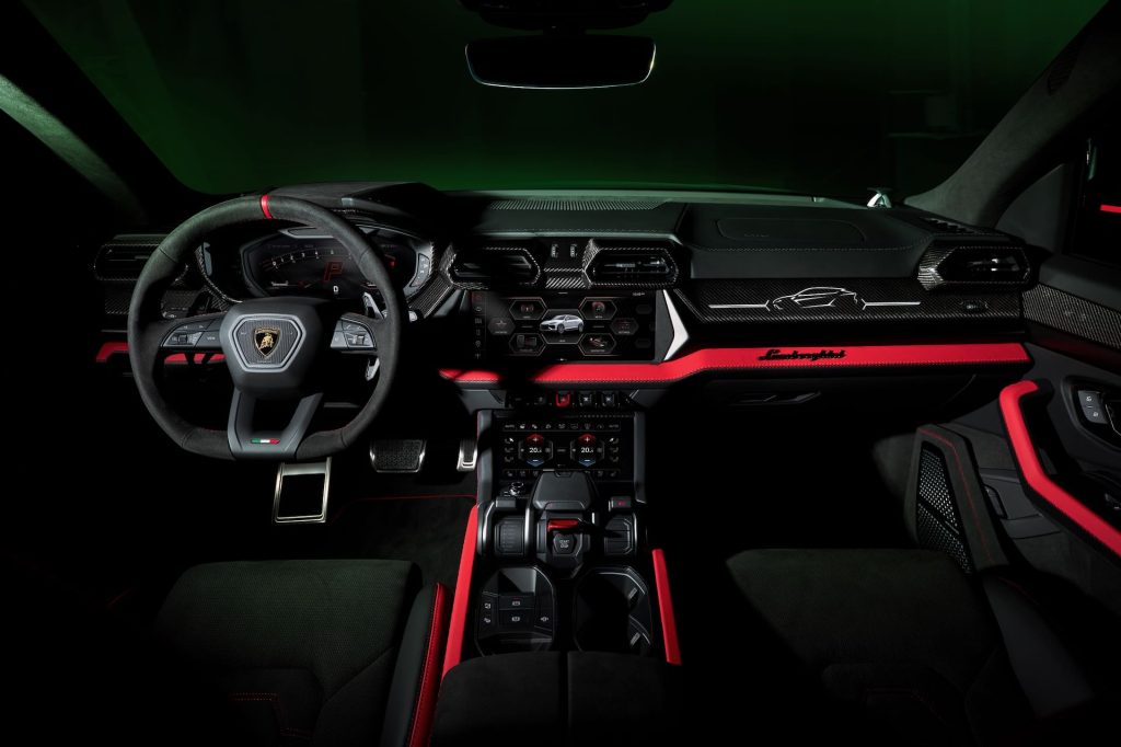 plancia Lamborghini URUS SE Capsule “Tettonero”