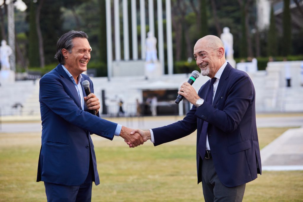 Michele Crisci (a sinistra) con Diego Nepi Molineris, AD Sport e Salute