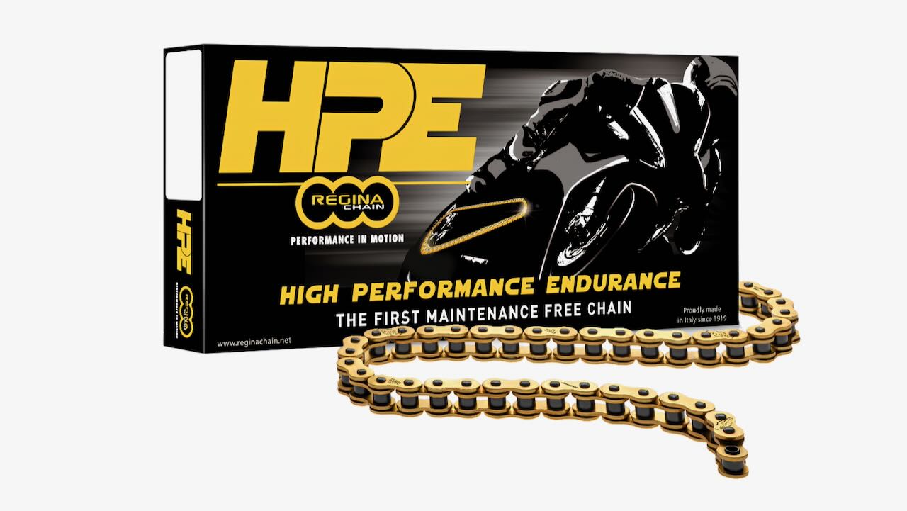 Regina HPE, la nuova catena moto senza lubrificazione