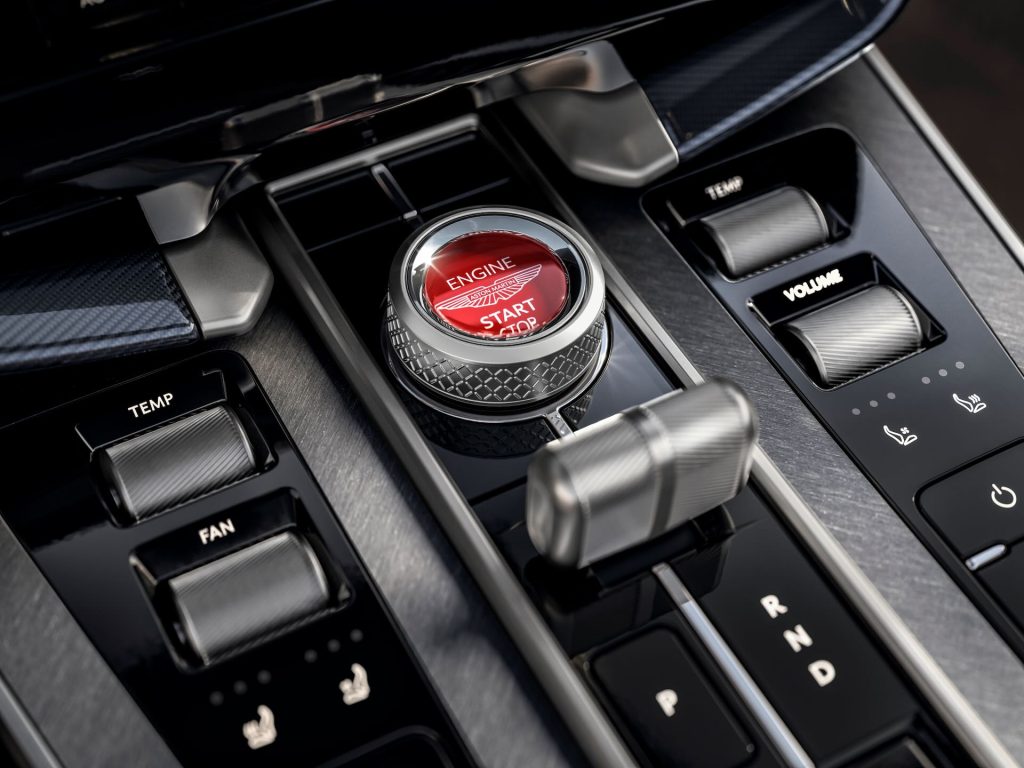 pulsante avviamento Aston Martin Vanquish 25