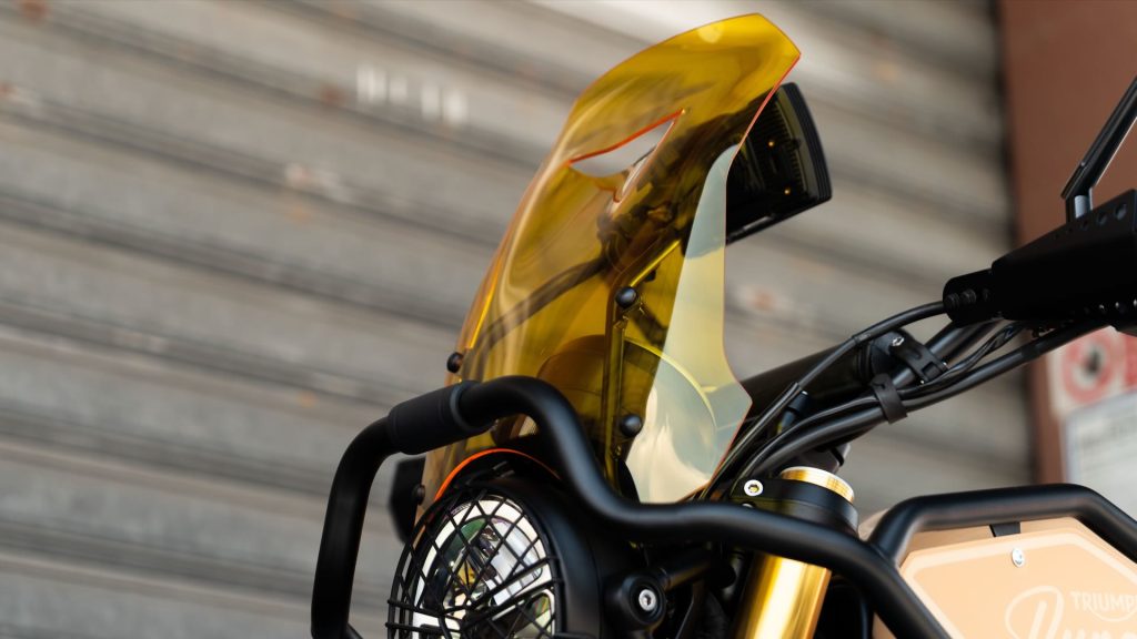 Dune 400, la special su base Triumph Scrambler 400 XC