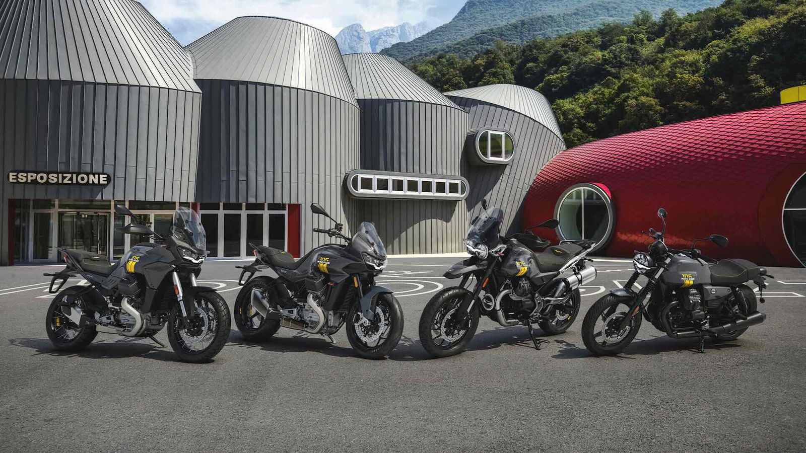 Moto Guzzi 105th Anniversary, la gamma