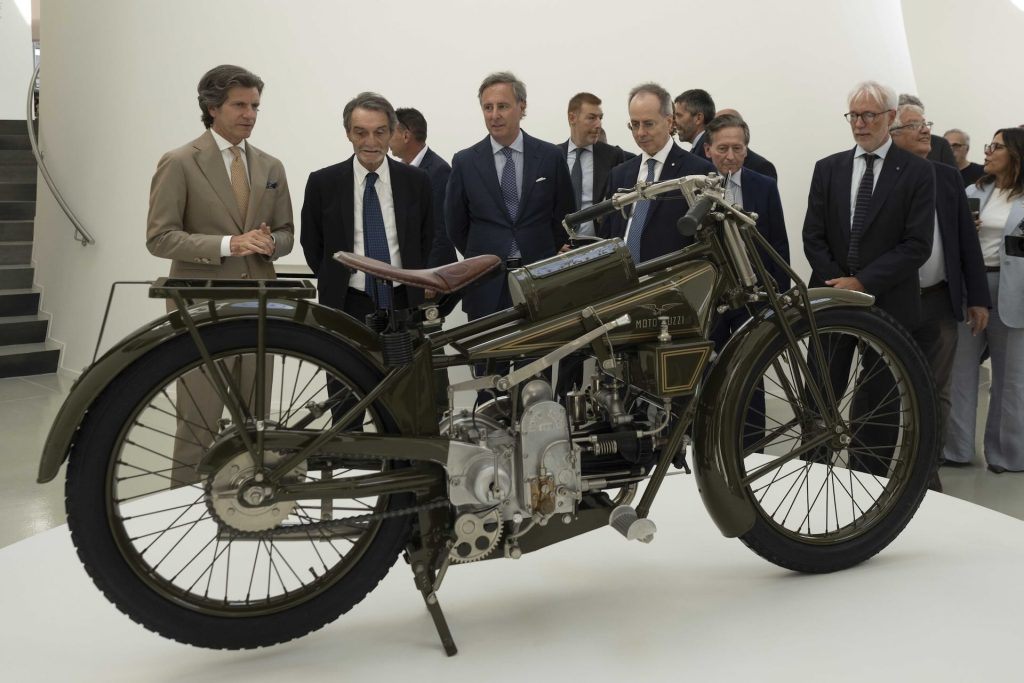moto esposte al Museo Moto Guzzi